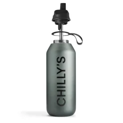 Chilly's Series 2 500ml Flip Reusable Water Bottle - Ombre Slate