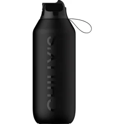 Chilly's Series 2 500ml Flip Reusable Water Bottle - Abyss Black
