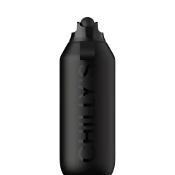 Chilly's Series 2 500ml Flip Reusable Water Bottle - Abyss Black