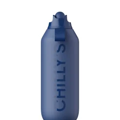 Chilly's Series 2 500ml Flip Reusable Water Bottle - Whale Blue