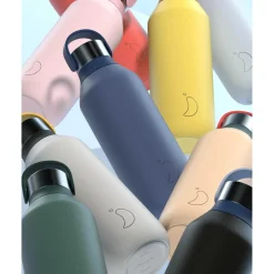 Chilly's Series 2 500ml Hydration Reusable Water Bottle & 34cl Coffee Cup Set - Pine Green