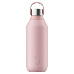 Chilly's Series 2 500ml Hydration Reusable Water Bottle & 34cl Coffee Cup Set - Blush Pink
