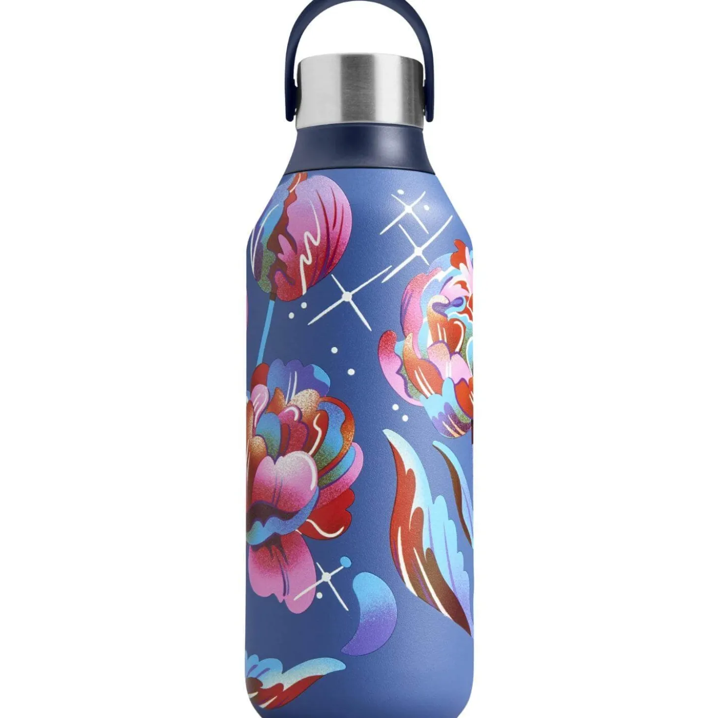 Chilly's Series 2 500ml Reusable Water Bottle - Galaxy Bloom
