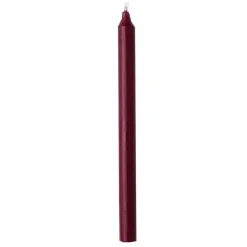 Cidex Rustic Tapered Candle - Plum