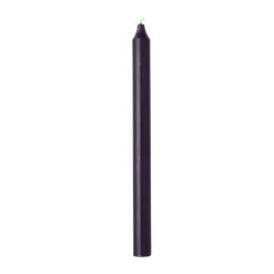 Cidex Rustic Tapered Candle - Dark Purple
