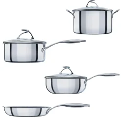 Circulon C Series SteelShield Non Stick 4 Piece Cookware Set - Polished Stainless Steel