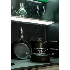 Circulon Style Hard Anodised Non-Stick Saucepan Set - 3 Piece