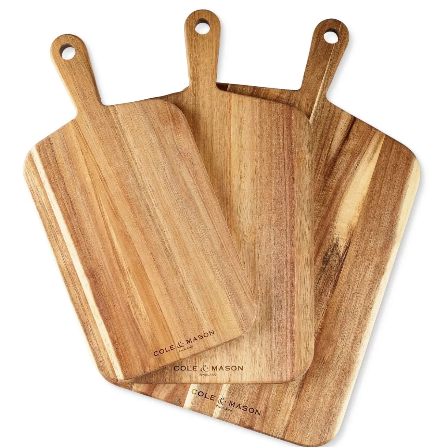 Cole & Mason Barkway Acacia Medium Chopping Board With Handle
