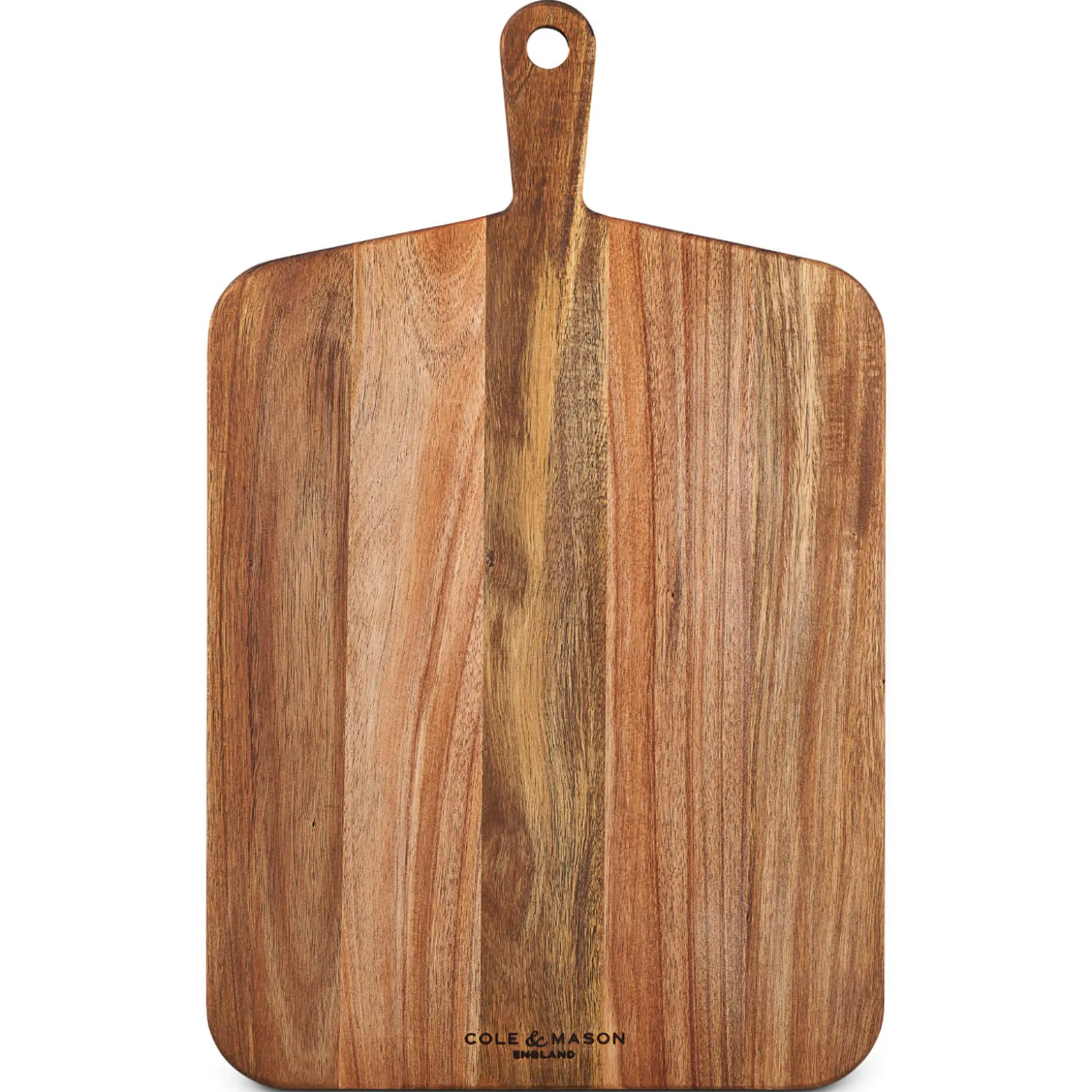 Cole & Mason Barkway Acacia Wood Cutting Board with Handle - Large