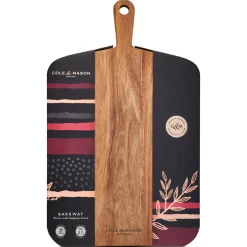 Cole & Mason Barkway Acacia Wood Cutting Board with Handle - Large