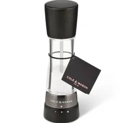 Cole & Mason Derwent Black Wood 19cm Salt Mill