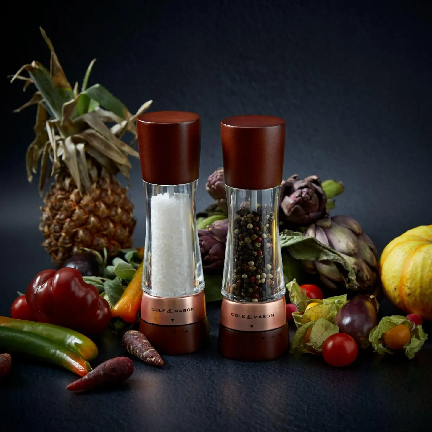 Cole & Mason Gourmet Precision+ 19cm Derwent Pepper Mill - Chestnut