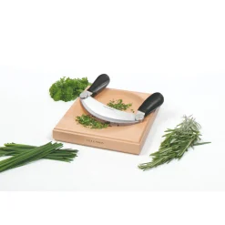 Cole & Mason Hachoir & Contoured Beech Board