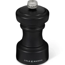 Cole & Mason Hoxton 10.4cm Beech Wood Salt Mill - Black