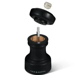 Cole & Mason Hoxton 10.4cm Beech Wood Pepper Mill - Black