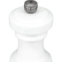 Cole & Mason Hoxton 10.4cm Beech Wood Pepper Mill - White