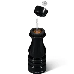Cole & Mason London 18cm Beech Wood Pepper Mill - Gloss Black