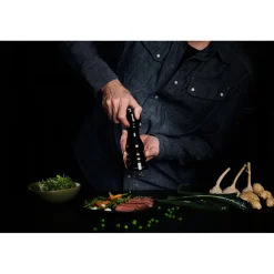 Cole & Mason London 18cm Beech Wood Pepper Mill - Gloss Black