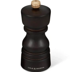 Cole & Mason London 13cm Beech Wood Salt Mill - Dark Chocolate