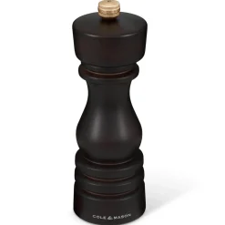 Cole & Mason London 18cm Beech Wood Salt Mill - Chocolate