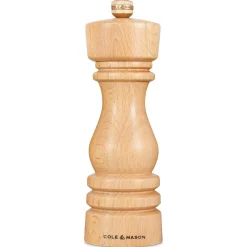 Cole & Mason London 18cm Beech Wood Salt Mill - Natural Beech