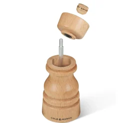 Cole & Mason London 13cm Beech Wood Salt Mill - Natural Beech