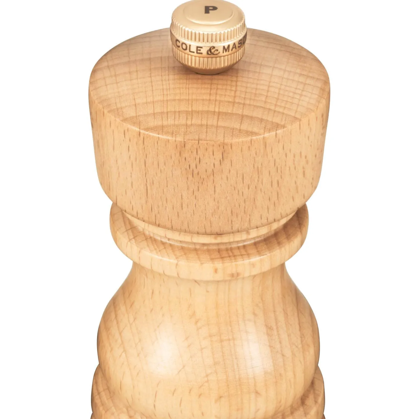 Cole & Mason London 13cm Beech Wood Pepper Mill - Natural Beech