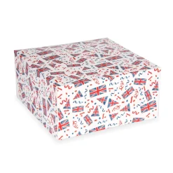 Creative Party 25.5cm Cake Box - Union Jack