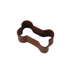 Creative Party Poly-Resin Coated Cookie Cutter Brown Mini Bone