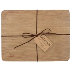Creative Tops Naturals 4 Piece Rectangle Placemat Set - Oak Veneer