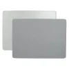 Creative Tops Premium Faux Leather Placemats - Metallic Silver