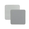 Creative Tops Premium Faux Leather Coasters - Metallic Silver