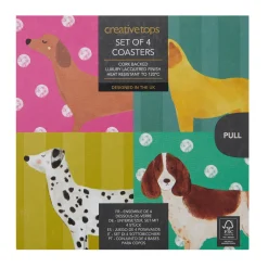 Creative Tops Set Of 4 Coasters - Dogs