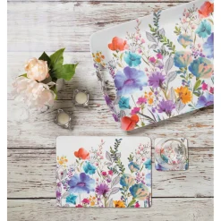 Creative Tops Set Of 6 Premium Coasters - Meadow Floral