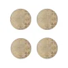 Creative Tops Set Of 4 Premium Round Coasters - Gold Impressions