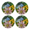 Creative Tops Set Of 4 Round Coasters - Floral