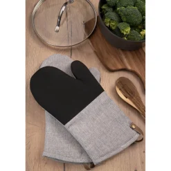 Cuisinart Neoprene Pack of 2 Oven Mitts - Grey