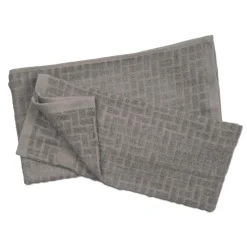 Cuisinart Pack of 2 Antimicrobial Professional Bamboo Sculpted Tea Towel - Light Grey