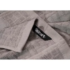 Cuisinart Pack of 2 Antimicrobial Professional Bamboo Sculpted Tea Towel - Light Grey