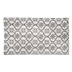 Cuisinart Pack of 2 Antimicrobial Professional Fouta Printed Tea Towel - Grey