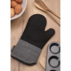 Cuisinart Silicone Oven Mitt - Herringbone Charcoal