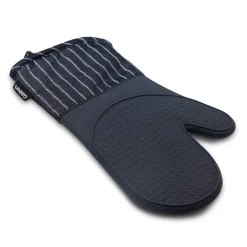 Cuisinart Silicone Oven Mitt - Denim Pinstripe
