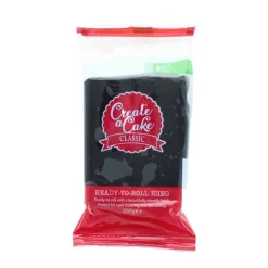 Culpitt Create A Cake 200g Palm Free Ready To Roll Icing - Black