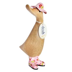 DCUK Ducklings Floral Hats & Welly Boots - Assorted