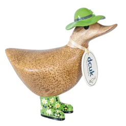 DCUK Duckys Floral Hat & Welly Boots - Assorted