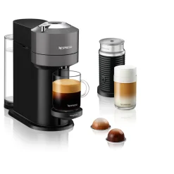 De'Longhi EN120.GYAE Nespresso Vertuo Next Coffee Machine + Aeroccino Milk Frother - Grey
