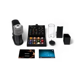 De'Longhi EN120.GYAE Nespresso Vertuo Next Coffee Machine + Aeroccino Milk Frother - Grey