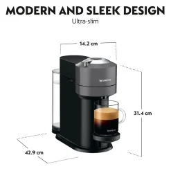 De'Longhi ENV120.GY Nespresso Vertuo Next Coffee Machine - Grey