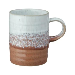 Denby Accents 400ml Ridged Mug - Rust