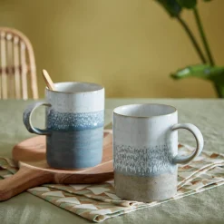 Denby Accents 400ml Ridged Mug - Slate